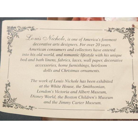 KURT S ADLER  The House of Louis Nichole Porcelain Heirloom Doll Y2K SEE PHOTOS - Picture 5 of 16